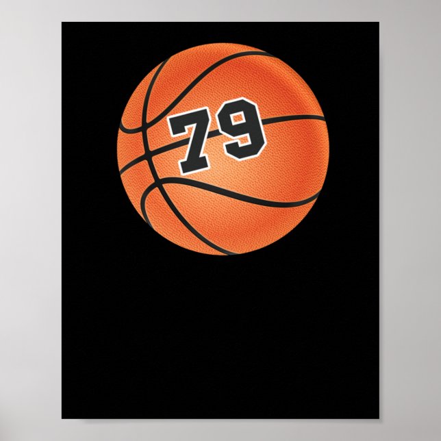 Basketball Ball Number 79  Poster (Front)