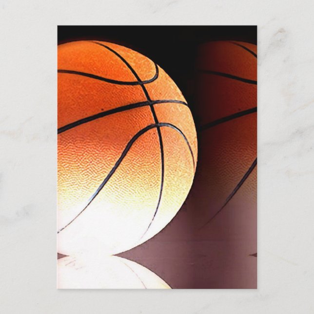 Basketball Ball Post Cards (Front)
