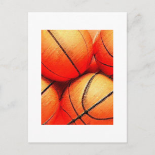 Basketball Ball Postcard