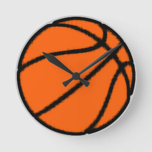 basketball (ball) round clock