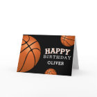 Basketball Ball Sports Happy Birthday Kids