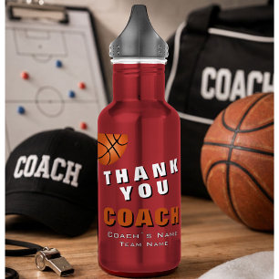 Basketball Ball Thank you Coach 532 Ml Water Bottle