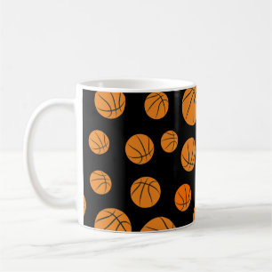 Basketball Balls Seamless Pattern Coffee Mug