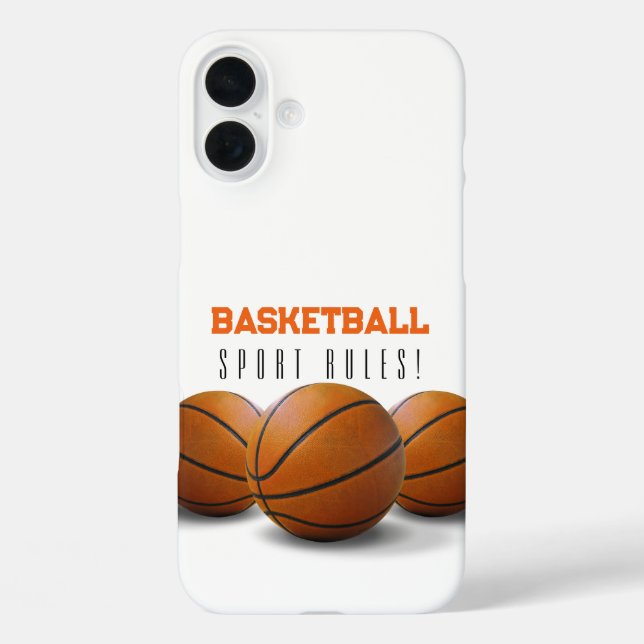 Basketball Balls | Sport Rules Case-Mate iPhone Case (Back)