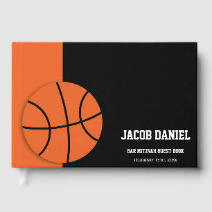 Basketball Bar Mitzvah Guest Book