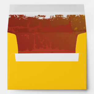 Basketball Bar Mitzvah Invitation Envelope