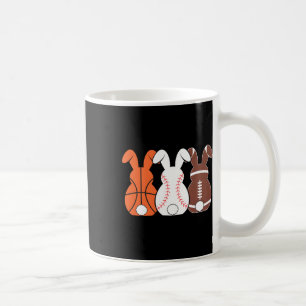 Basketball Baseball Football Sports Easter Bunny R Coffee Mug