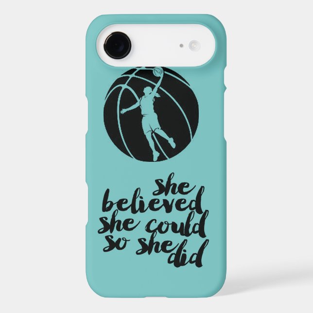 Basketball Basket Ball Girly Teen Girl Coach Case-Mate iPhone Case (Back)