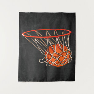 Basketball Basket Basketball Lover Tapestry