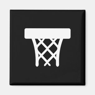Basketball Basket Magnet