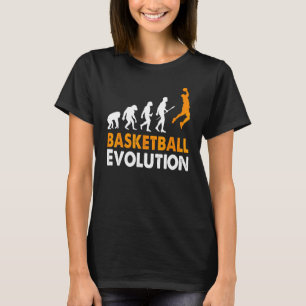 Basketball Basketball Evolution Of Man Women Men T-Shirt