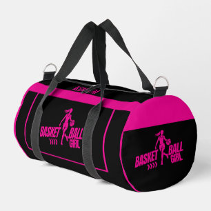 Basketball, Basketball Player Girl, Team, Gift Duffle Bag