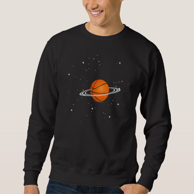 Basketball  basketball player space sweatshirt (Front)