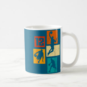 Basketball Basketball Years 12 Player Old 12th Hum Coffee Mug
