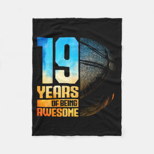 Basketball Basketball Years 19 Old 19th Player Lau Fleece Blanket
