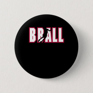 Basketball Bball 6 Cm Round Badge