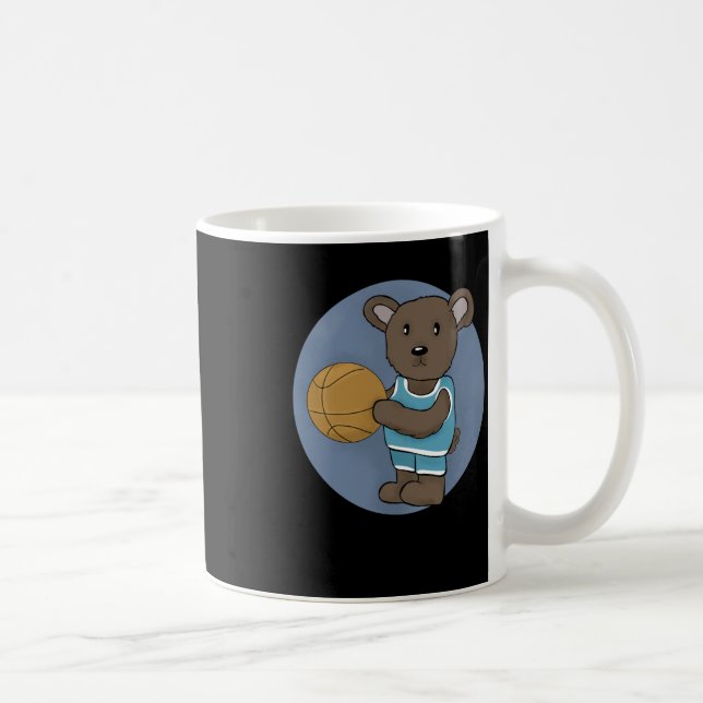 Basketball Bear  Coffee Mug (Right)