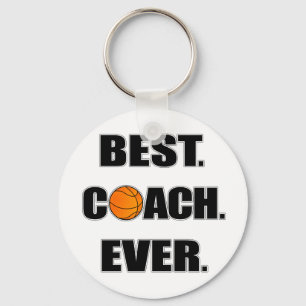 Basketball Best Coach Ever Key Ring