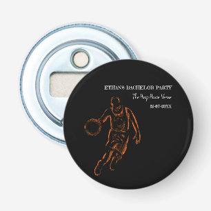 Basketball Birthday / bachelor party game day Bottle Opener