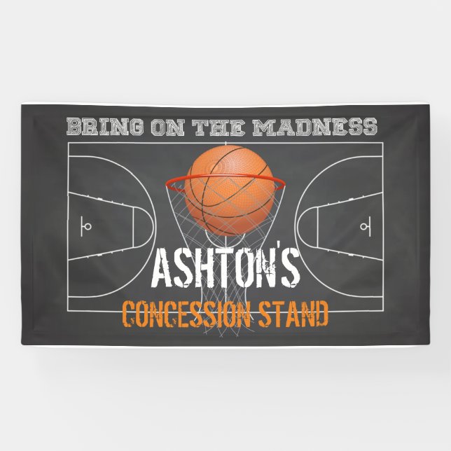 Basketball Birthday, Basketball theme, Birthday  Banner (Horizontal)