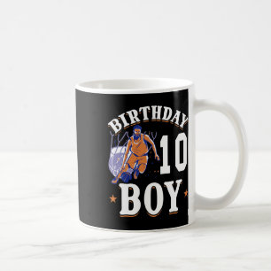 Basketball - Birthday Boy 10 Th Years Old Birthday Coffee Mug