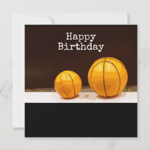Basketball birthday  card