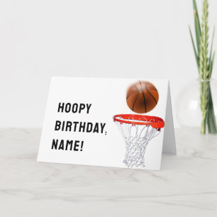 Basketball Birthday Card