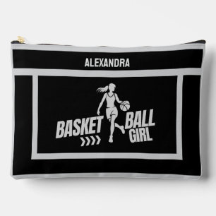 Basketball Birthday Gift, Basketball Player Girl,  Accessory Pouch
