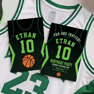 Basketball Birthday Invitation