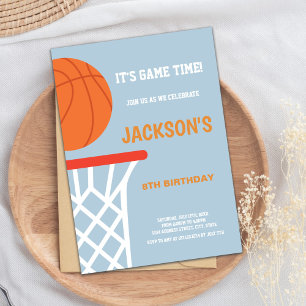 Basketball Birthday Invitation