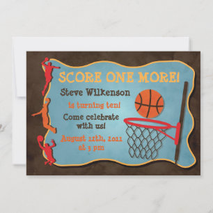 Basketball Birthday Invitation