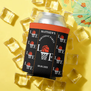 Basketball Birthday Party, Basketball Player Can Cooler