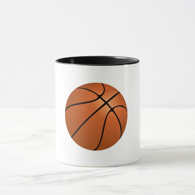Basketball Birthday Party Theme Mug (Center)