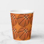 Basketball Birthday Party Theme  Paper Cups<br><div class="desc">Basketball Birthday Party Theme Paper Cups</div>