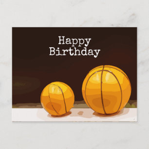 Basketball Birthday Postcard