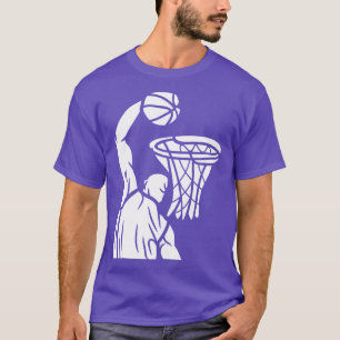 Basketball Black and White  T-Shirt