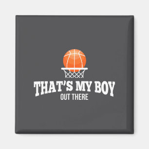 Basketball Boy For Mom Dad Grandma Grandpa Magnet