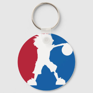 Basketball Boy Icon Keychain