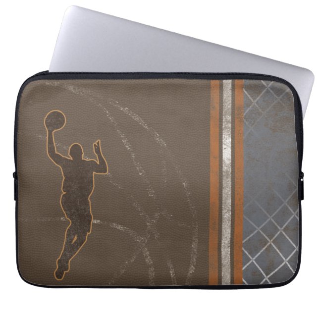 Basketball Boy Laptop Sleeve (Front)
