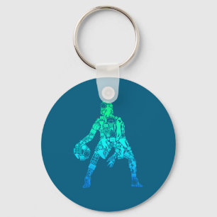Basketball Boys Kids Men _1 Key Ring