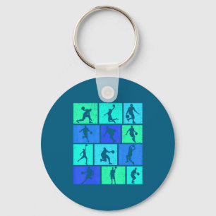 Basketball Boys Kids Men Key Ring