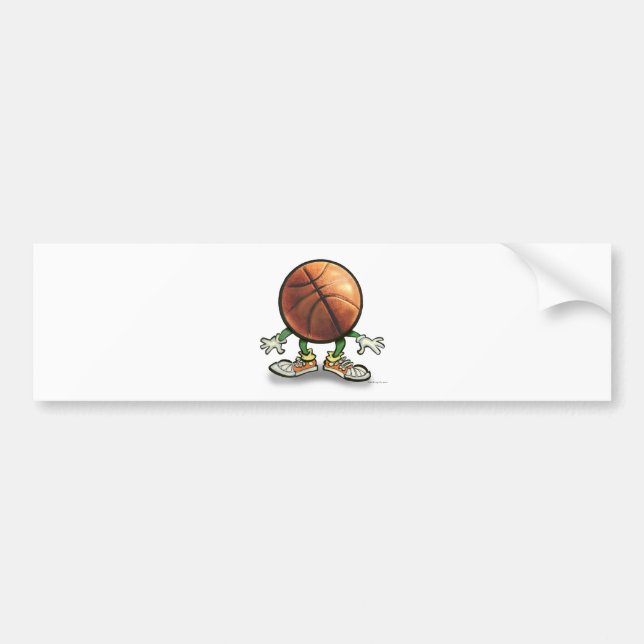 Basketball Bumper Sticker (Front)