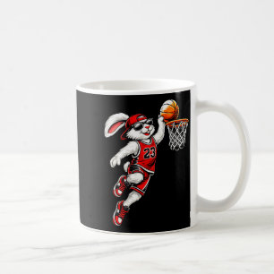 Basketball Bunny Easter Funny Dunking Rabbit Sport Coffee Mug