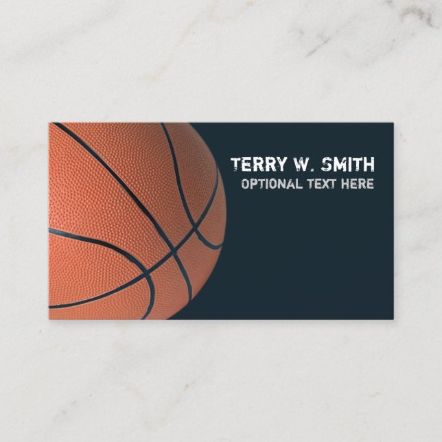 Basketball Business Card (Front)