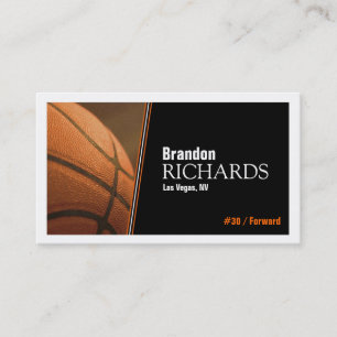 Basketball - Business Cards
