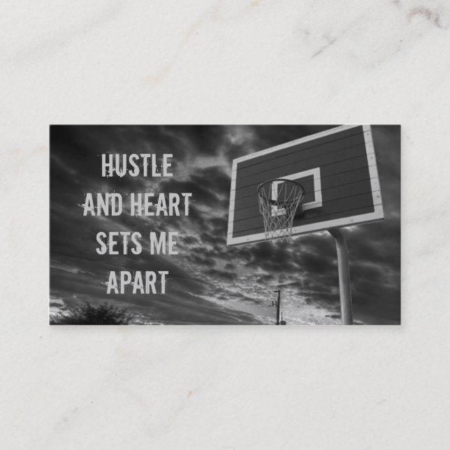 Basketball Business Cards (Front)