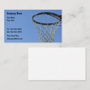 Basketball Business Cards