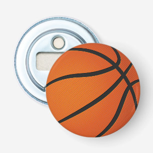 Basketball Button Bottle Opener