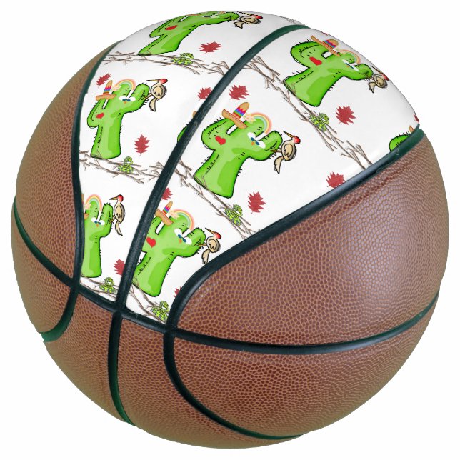Basketball Cactus Bird (Angled)