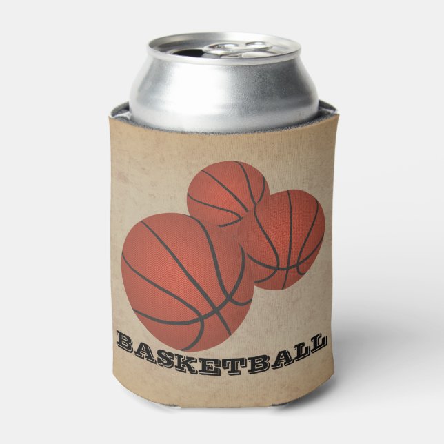 BASKETBALL CAN COOLER (Can Front)